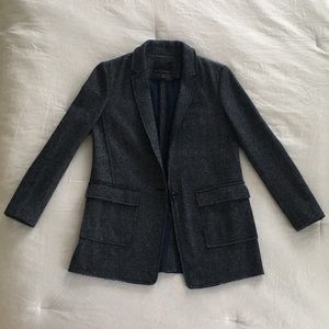Banana Republic Indigo Knit Boyfriend Blazer Coat